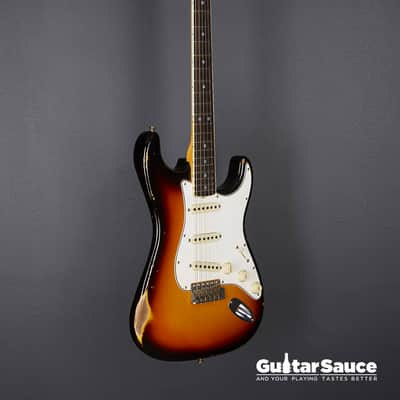 Fender Custom Shop 1967 Stratocaster Relic Faded 3 Tone Sunburst 2019 Used (Cod.1521UG) image 7