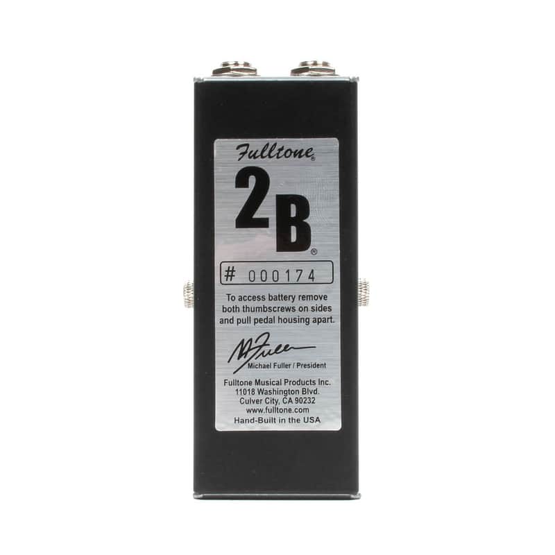 Fulltone 2B Boost Pedal with Limiter image 4