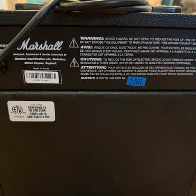 Marshall MG MG10CD 2-Channel 10-Watt 1x6.5" Solid State Guitar Combo 2004 - 2008 - Black image 2