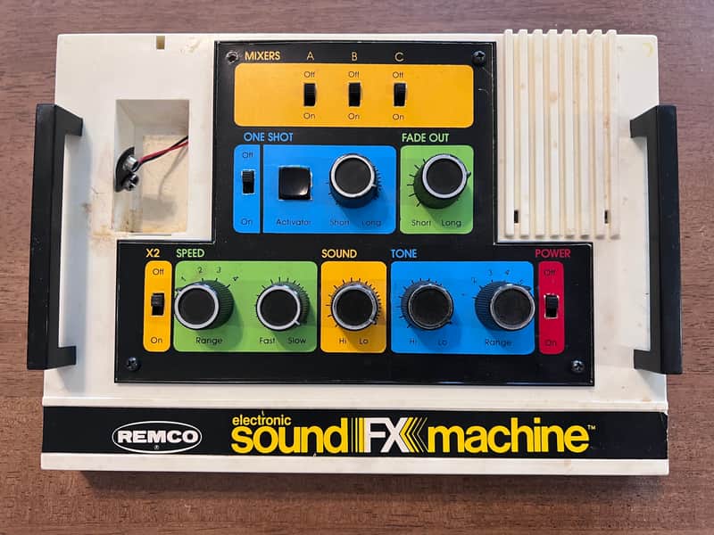 Remco Sound FX Machine Synth Toy SN76477 Children's Space Invaders Harsh Noise Starter Kit image 1