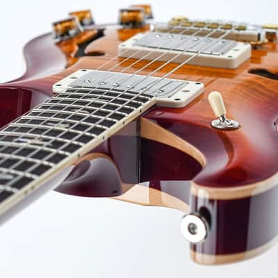 PRS McCarty 594 Hollowbody 2 Dark Cherry Burst 2021 - Dark Cherry Burst image 22