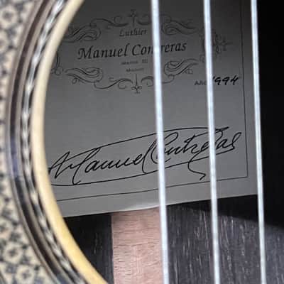 Manuel Contreras I Classical 1994 Brazilian and Sitka (Ex. Pepe Romero) image 7
