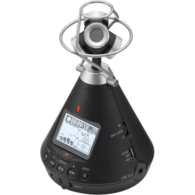 Zoom H3-VR 360° VR Audio Recorder with BTA-1 Bluetooth Adapter and Universal Windscreen image 3