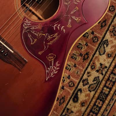 1976 Gibson Hummingbird Cherry Sunburst w/ OHSC | LR Baggs Dual Source, Medium Aged Naturally image 17
