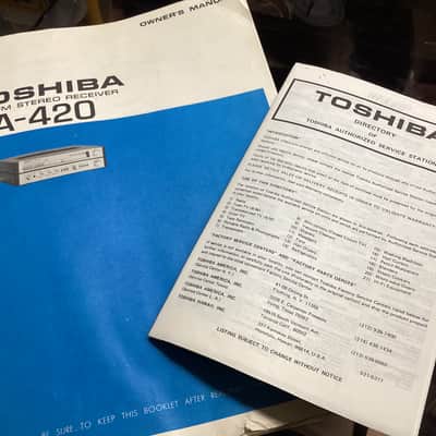 Toshiba SA-420 1976 Silver/Real Walnut Recapped/Serviced with LEDs image 5