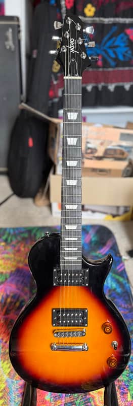 Indio Classic Electric Guitar Sunburst GFS pickups 202* - sunburst image 1