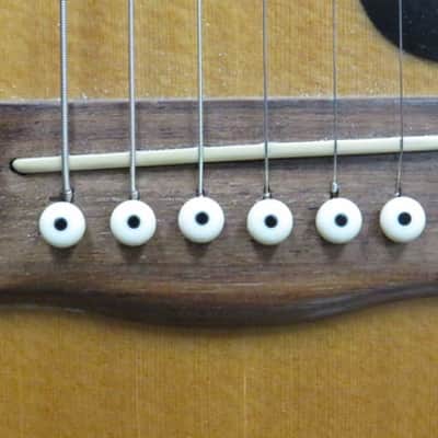 Guild USA JF-30 1996 Acoustic/ Electric 6 String Guitar w/ Case Natural image 6