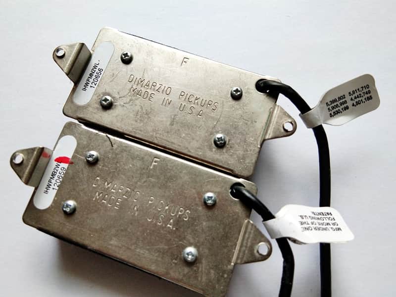 ディマジオ FUSION EDGE ネック DiMarzio Fusion Edge Bridge + Neck F Spaced Humbucker Set in White