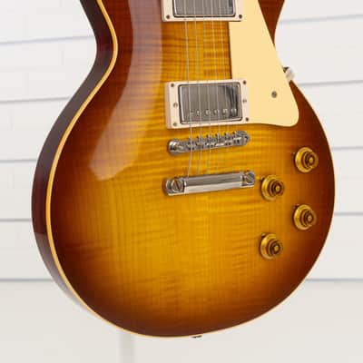 Gibson Custom Shop 1959 Les Paul Standard Reissue VOS Electric Guitar, Rosewood Fingerboard, Iced Tea Burst image 15