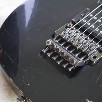 1987 Ibanez RG440PAH/PLG-65 Transitional Era HSS Superstrat (Black) image 4