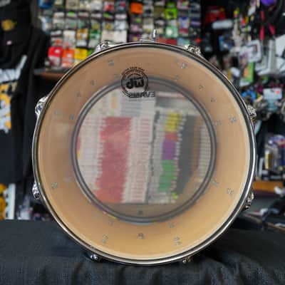 DW USA Collectors Series 14" Maple Standard Tom w/ Rings & Mount - Vintage Classic Marine Pearl | 11x14" image 8