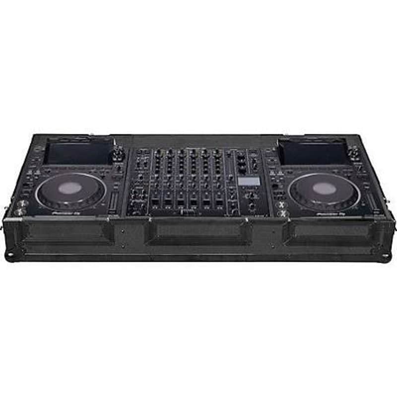 Walkasse Professional Black Flight Case for 2x CDJ-3000 + DJM-V10 / V10-LF / DJM-A9 2026 - Black image 1