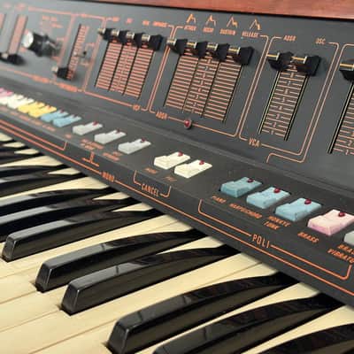 Farfisa Soundmaker 61-Key String Synthesizer 1979 - 1981 - Natural / Black image 12