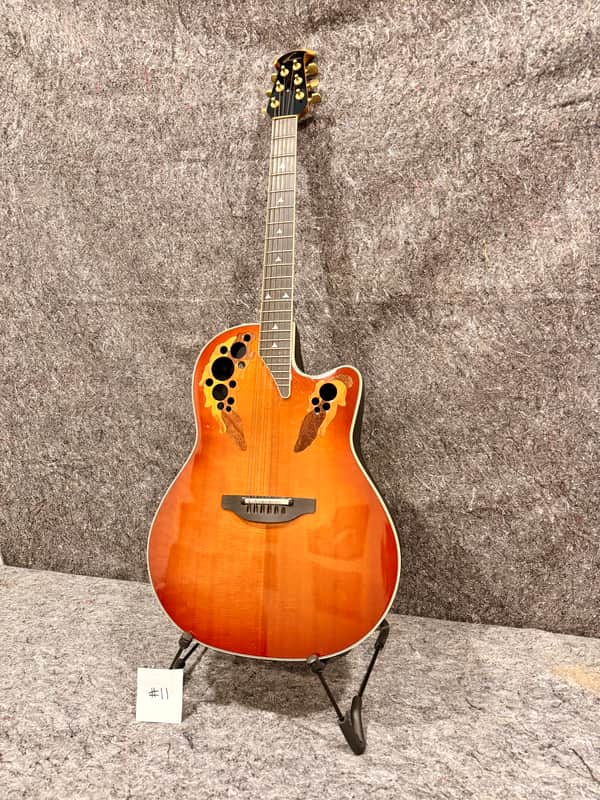 Ovation 1778LX Elite LX Sunburst Acoustic/Electric Guitar with Hardshell Case image 1