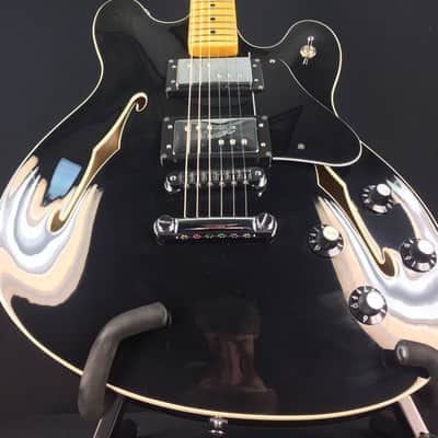 Fender Starcaster Semi-Hollowbody Electric Guitar, Black image 7
