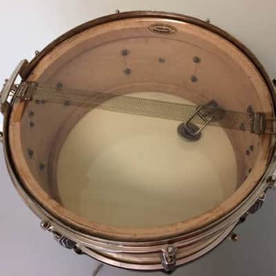 Ludwig & Ludwig Drum Set circa 1940 White Marine Pearl w/ Zildjian Zilco Cymbals image 14