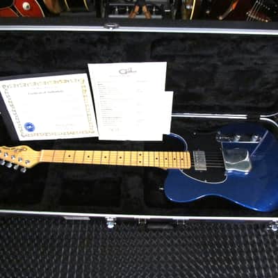 2015 G&L USA Fullerton Deluxe ASAT Classic Bluesboy Custom Spec - Metallic Blue image 1