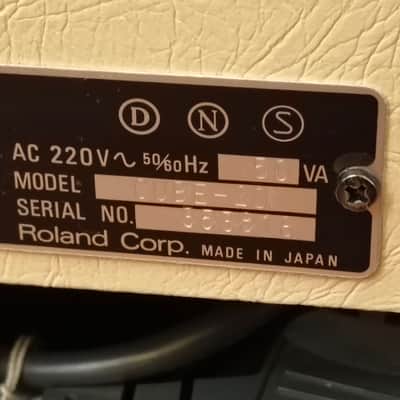 Roland CUBE-20 First Generation 1978, Spring Reverb, Cream / White-blonde image 11