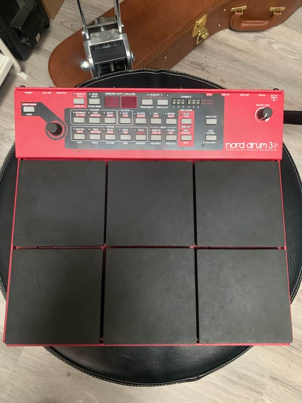 Nord Drum 3P 6-Channel Modeling Percussion Synthesizer 2016 - Present - Red image 1