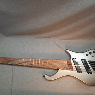Ibanez EHB1006MS 6-string Bass Guitar 2023 - Metallic Gray Matte image 5