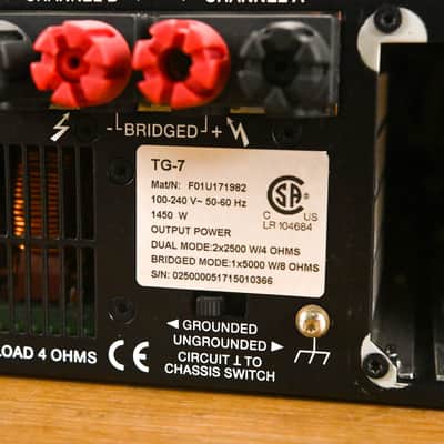Electro-Voice (EV) TG-7 Tour-Grade Stereo Power Amplifier CG01YCH image 10