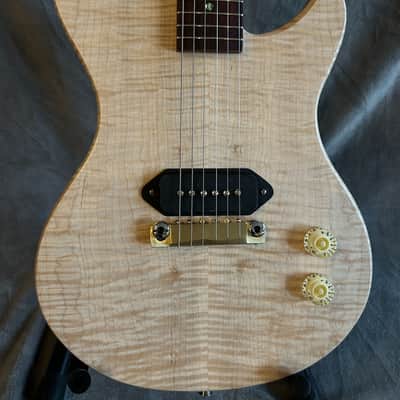96 art Solid Body Set Neck Doublecut Jr Mahogany and Maple Guitar - Custom Handmade image 5