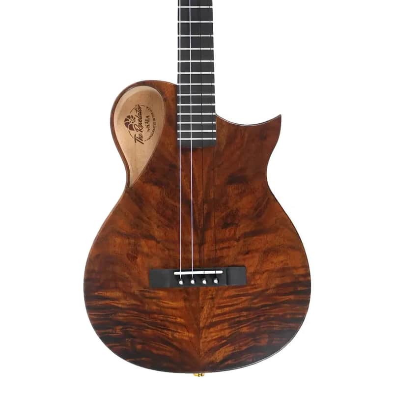 Kala NS-KOA-B Revelator Nautilus Hawaiian Koa Baritone Ukulele w/ Pickup image 1
