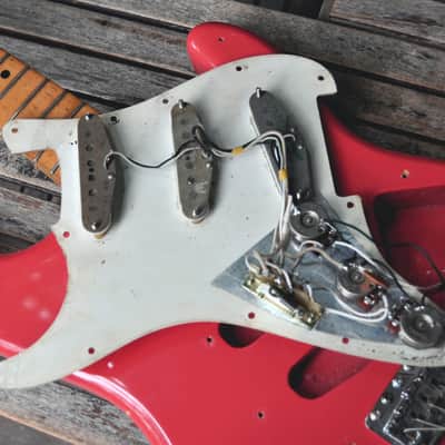 Fender Stratocaster Fullerton 1973 - 1974 Fiesta Red image 8