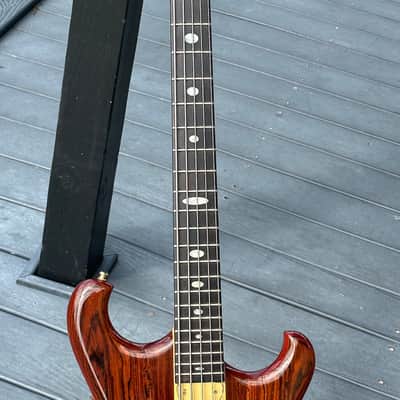 Alembic Persuader PMSB-5 5 String Bass 1988 - a stunning Bocate Top signed by Stanley, Victor, Marcus, Chick, Herbie & many more. image 7