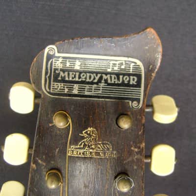 RARE Vintage 1920s Melody Major Banjolin (Banjo Mandolin) With Original Case  Natural image 5