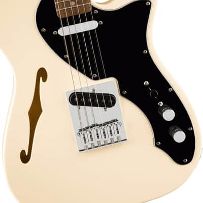 Fender Squier Affinity Telecaster Thinline Laurel Fingerboard, Olympic White image 3