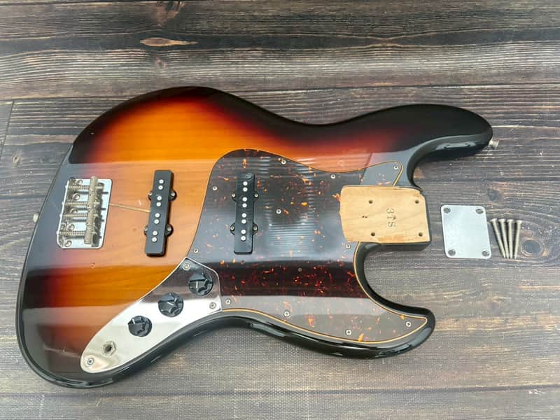 Fender Japan JB62-US Jazz Bass Alder Body 3TS Sunburst/USA Pickups image 1