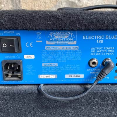 Ashdown Electric Blue EB12-180 Bass Amplifier – Excellent Condition – Demo Video image 9
