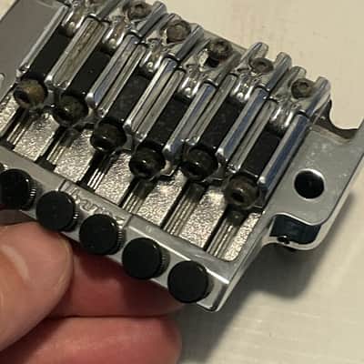 2000's Korean Ibanez RG Series Edge Pro II Chrome Floyd Rose Tremolo Bridge & Arm image 14