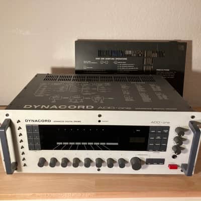 Dynacord ADD ONE 1980s Hybrid 8 Voice 12-Bit Drum Sampler & Drum Synthesizer 230/120V w/ Analog Self-Resonating CEM 3389 Filters per each of the 8 Voices image 1