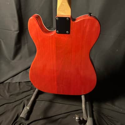 Kleincaster Custom Semi-Hollow Body Tele “Kleincaster” Handmade Custom Electric Guitar (Route 32 Gerard 2020’s - Red image 5