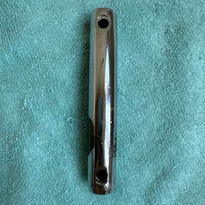 Ludwig Vintage Bass Drum 5” Rail Consolette Tom Mount Base Bracket Part 60s - Chrome image 2