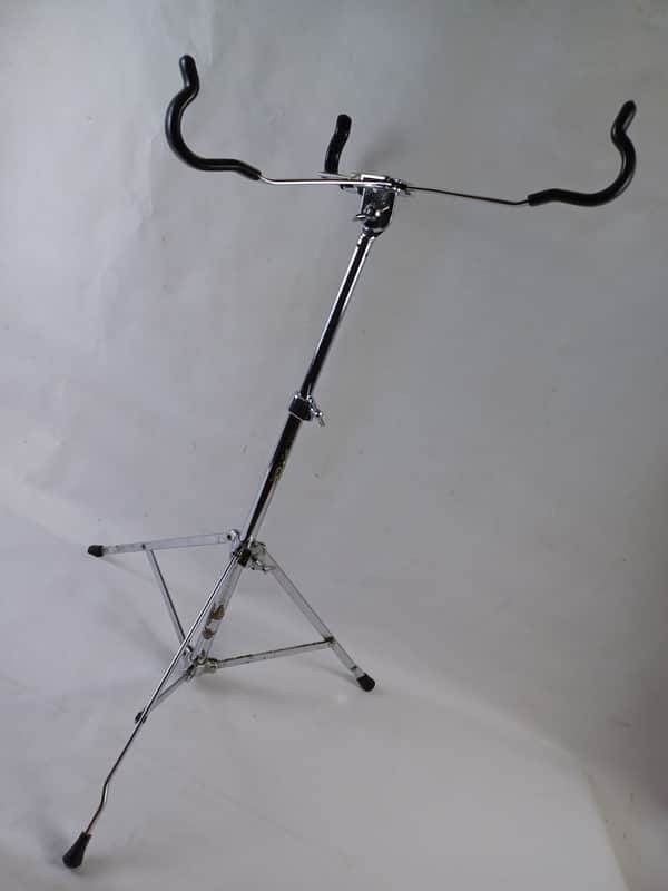 Ludwig 70s Snare Drum Stand #1355 Atlas Single-Braced Chicago USA Vintage Chrome image 1