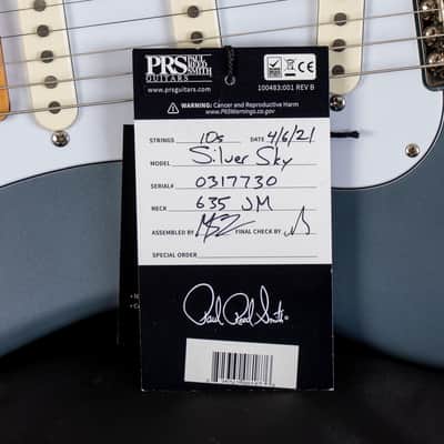 PRS Silver Sky Lunar Ice Limited 2021 image 21