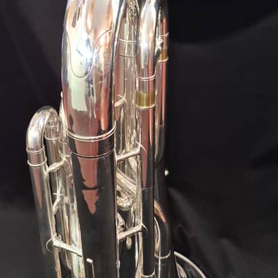 Yamaha YEP-321S Intermediate 4-Valve Euphonium - Silver-Plated image 3