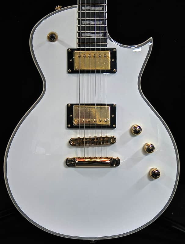 ESP LTD EC-1000 DELUXE ホワイト LTD EC-1000 Snow White (2008) - Guitar Compare