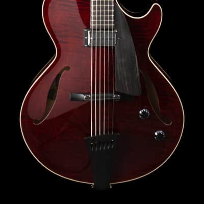 Collings Eastside LC Archtop, Laminated Maple Construction, Merlot Finish - NEW image 3