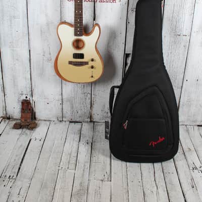 Fender Finneas Acoustasonic Player Telecaster Acoustic Electric Guitar w Gig Bag image 2