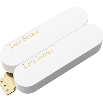LACE Sensor Gold/Gold Dually Humbucker - White image 1