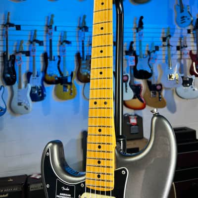 Fender American Professional II Stratocaster Left handed Mercury Maple Fingerboard - Get Plek'd Free!! 436 image 4