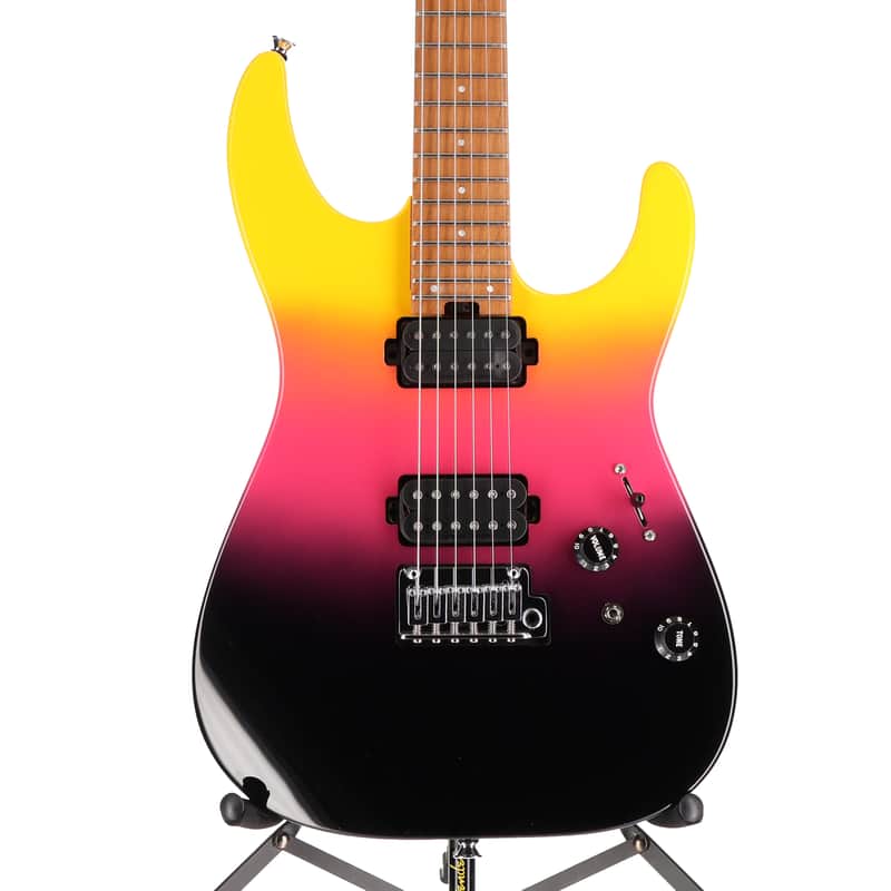 Charvel Pro-Mod DK24 HH 2PT CM, Malibu Sunset, Stage Ready (SR) (01394) image 1
