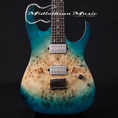 Ibanez Premium RG1121PB - Caribbean Islet Flat Finish w/Gig Bag (Display Model/Discounted) image 2