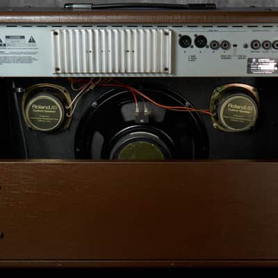 Roland AC-100 Acoustic Chorus 2-Channel 100-Watt 1x12" / 2x5" Acoustic Guitar Combo 1995 - 2004 - Brown image 7
