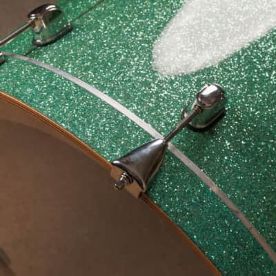 2000s Tama Starclassic Performer B/B Shattered Turquoise Drum Set image 17
