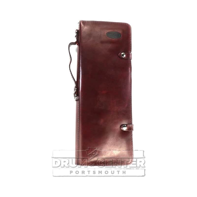 Ahead Burgundy Handmade Leather Stick Case image 1
